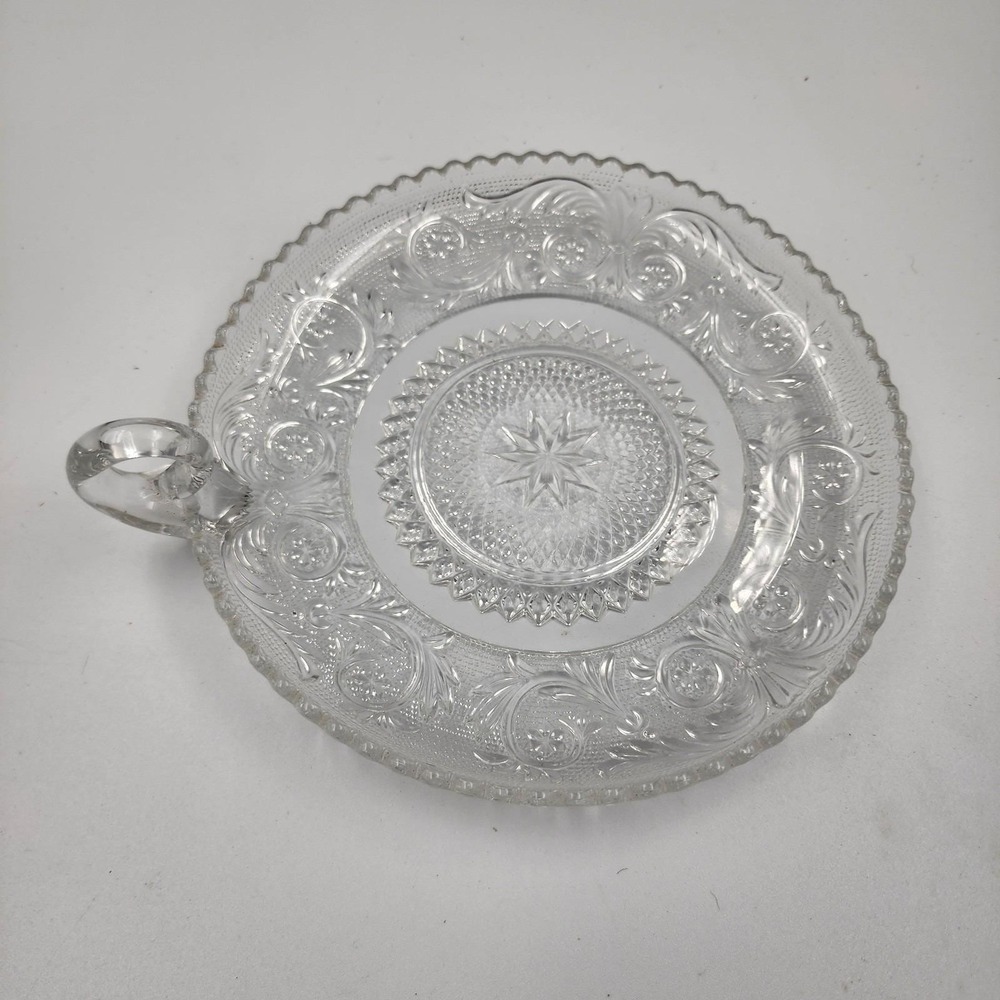 Vintage Duncan‎ Miller Sandwich Glass Nappy Dish